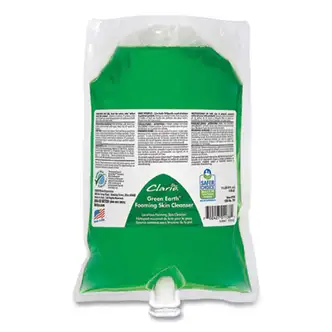 Green Earth Foaming Skin Cleanser Refill, Fresh Meadow, 1,000 mL Refill Bag, 6/Carton