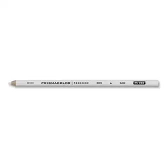 Premier Colored Pencil, 3 mm, 2B, White Lead, White Barrel, Dozen
