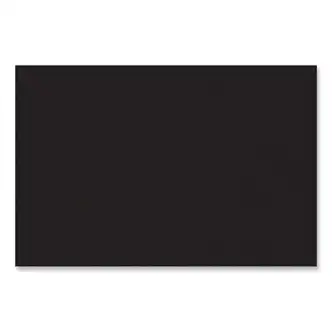SunWorks Construction Paper, 50 lb Text Weight, 24 x 36, Black, 50/Pack