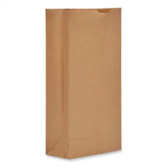 Grocery Paper Bags, 50 lb Capacity, #25, 8.25" x 5.94" x 16.13", Kraft, 500 Bags