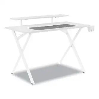 Vizon 47" Gaming Desk, 47.2" x 26.6" x 35", White Colorway