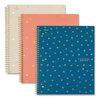 Style Wirebound Notebook, 1-Subject, Medium/College Rule, Randomly Assorted Cover Colors, (80) 11 x 8.5 Sheets