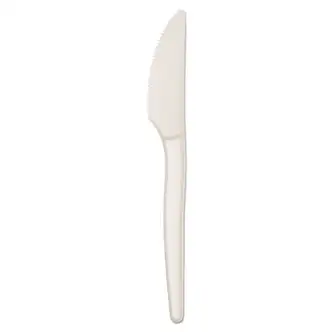 EcoSense Renewable Plant Starch Cutlery, Knife, 7", 50/Pack, 20 Packs/Carton