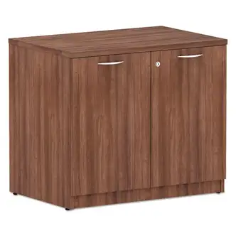 Alera Valencia Series Storage Cabinet, 34.3w x 22.78d x 29.5h, Modern Walnut