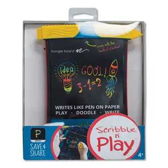 Scribble n' Play Kids Drawing Tablet, 5" x 7" LCD Screen, 8.11" x 1.58" x 9.85", Black/Yellow/Red