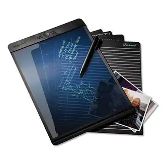 Blackboard Original Reusable Writing Tablet, 8.5" x 11" LCD Screen, 10.5" x 1" x 13.8", Black