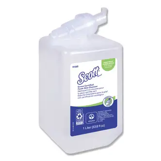 Essential Green Certified Foam Skin Cleanser, Neutral, 1,000 mL Bottle, 6/Carton