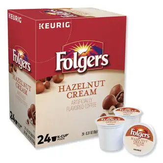 Toasty Hazelnut Coffee K-Cups, 24/Box