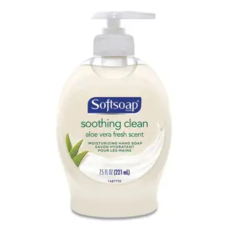 Moisturizing Hand Soap, Aloe, 7.5 oz Bottle, 6/Carton