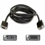 Belkin SVGA Monitor Extension Cable - 10 ft Video Cable for Monitor - First End: 1 x 15-pin HD-15 - Male - Second End: 1 x 15-pin HD-15 - Female - Extension Cable - Gray - 1 Each