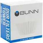 BUNN Home Brewer Coffee Filters - 100 / Pack - White