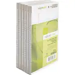 Nature Saver 100% Recycled White Jr. Rule Legal Pads - Jr.Legal - 50 Sheets - 0.28" Ruled - 15 lb Basis Weight - Jr.Legal - 5" x 8" - White Paper - Perforated, Back Board - Recycled - 1 Dozen