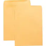 Business Source Press-To-Seal Catalog Envelopes - Catalog - 10" Width x 13" Length - 28 lb - Self-sealing - Kraft - 100 / Box - Brown Kraft