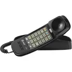 AT&T Trimline 210-BK Standard Phone - Black - 1 x Phone Line - Hearing Aid Compatible