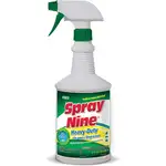 Spray Nine Heavy-Duty Cleaner/Degreaser w/Disinfectant - 32 fl oz (1 quart)Bottle - 1 Each - Disinfectant, Water Based, Petroleum Free, Antibacterial - Clear