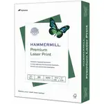 Hammermill Premium Laser Print Paper - White - 98 Brightness - Letter - 8 1/2" x 11" - 32 lb Basis Weight - Ultra Smooth - 500 / Ream - Acid-free, Jam-free, Archival-safe - White