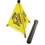 Impact 31" Pop Up Safety Cone - 1 Each - 18" Width x 31" Height x 18" Depth - Cone Shape - Plastic - Black, Yellow