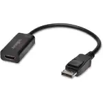 Kensington DisplayPort to HDMI 4K Video Adapter - 1 Pack - DisplayPort Digital Audio/Video - HDMI Digital Audio/Video