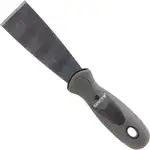 Impact Stiff Putty Knife - 1.50" Stainless Steel Blade - Polypropylene Handle - Rust Resistant, Heavy Duty, Ergonomic Handle, Solvent Proof, Chemical Resistant, Hanging Hole, Durable - Black, Silver - 144 / Carton