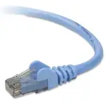 Belkin RJ45 Category 6 Snagless Patch Cable - Category 6 Network Cable - First End: 1 x RJ-45 Network - Male - Second End: 1 x RJ-45 Network - Male - 100 Gbit/s - Patch Cable - Blue - 1 Each