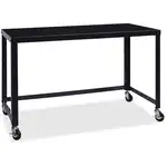 Lorell SOHO Personal Mobile Desk - For - Table TopRectangle Top x 48" Table Top Width x 23" Table Top Depth - 29.50" Height - Assembly Required - Black - 1 Each