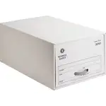 Business Source Stackable File Drawer - Internal Dimensions: 15.50" Width x 23.50" Depth x 10.25" Height - External Dimensions: 17.3" Width x 25.3" Depth x 11.5" Height - Media Size Supported: Legal - Stackable - Steel, Plastic - White - For File, Documen