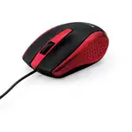 Verbatim Corded Notebook Optical Mouse - Red - Optical - Cable - Red - 1 Pack - USB Type A - Scroll Wheel - 3 Button(s)