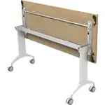 Special-T Link 60" Table Flip Base - Metallic Silver Flip Base - 27.75" Height x 17.50" Width x 57" Length - Assembly Required - 1 Each