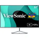 ViewSonic VX3276-4K-MHD 32 Inch 4K UHD Monitor with Ultra-Thin Bezels, HDR10 HDMI and DisplayPort for Home and Office - VX3276-4K-MHD - 4K UHD Monitor with Ultra-Thin Bezels, HDR10 HDMI and DisplayPort - 300 cd/m² - 32"