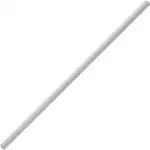 Genuine Joe Paper Straw - 0.3" Length x 0.3" Width x 7.3" Height - Paper - 500 / Box - White