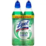 Lysol Clean/Fresh Toilet Cleaner - Ready-To-Use - 24 fl oz (0.8 quart) - Country Scent - 2.0 / Pack - 4 / Carton - Disinfectant - Blue, White