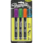 Sharpie Wet Erase Chalk Markers - Chalk-based Ink - Opaque Barrel - 3 / Pack