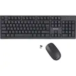 Verbatim Wireless Keyboard and Mouse - USB Type A Wireless Bluetooth 2.40 GHz Keyboard - USB Type A Wireless Mouse - Optical - 1000 dpi - 3 Button - Multimedia Hot Key(s) - Symmetrical - AA, AAA - Compatible with Windows, Mac