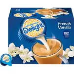 International Delight French Vanilla Liquid Creamer Singles - French Vanilla Flavor - 0.50 fl oz (15 mL) - 192/Carton