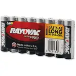 Rayovac Ultra Pro Alkaline AA Battery 8-Packs - For Multipurpose - AA - 1.5 V DC - 12 / Carton