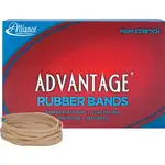 Alliance Rubber 26335 Advantage Rubber Bands - Size #33 - Approx. 600 Bands - 3 1/2" x 1/8" - Natural Crepe - 1 lb Box