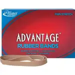 Alliance Rubber 27075 Advantage Rubber Bands - Size #107 - Approx. 40 Bands - 7" x 5/8" - Natural Crepe - 1 lb Box
