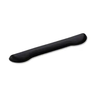 Compucessory Fabric-covered Gel Wrist Rest - 18" x 3" x 1" Dimension - Black - Gel, Rubber - Stain Resistant - 1 Pack