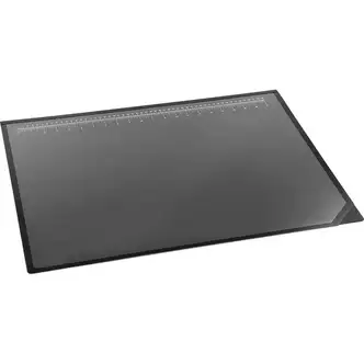 Artistic Desk Pads - Rectangular - 31" Width x 20" Depth - Rubber, Plastic - Black