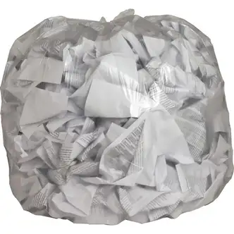 Genuine Joe Clear Trash Can Liners - 45 gal Capacity - 40" Width x 46" Length - 0.60 mil (15 Micron) Thickness - Low Density - Clear - Film - 250/Box - Multipurpose - Recycled
