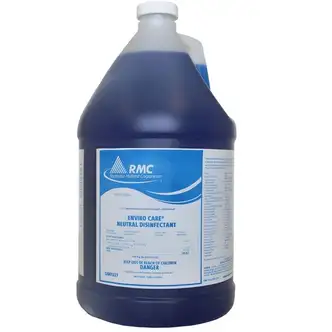 RMC Enviro Care Neutral Disinfectant - Concentrate - 128 fl oz (4 quart) - 1 Each - pH Neutral - Blue