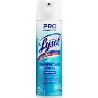 Professional Lysol Disinfectant Spray - 19 fl oz (0.6 quart) - Fresh Scent - 1 Each - Clear