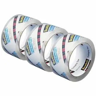 Scotch Heavy-Duty Shipping/Packaging Tape - 54.60 yd Length x 1.88" Width - 3.1 mil Thickness - 3" Core - Synthetic Rubber Resin - Rubber Resin Backing - Split Resistant, Tear Resistant, Breakage Resistance - For Mailing, Moving, Packing, Sealing, Protect