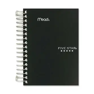 Mead Five Star Fat Lil' Wirebound Notebook - 200 Pages - Plain - Coilock - 4" x 5 1/2" - AssortedPoly Cover - Perforated, Durable Cover, Easy Tear - 1 Each