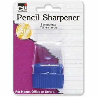 CLI Cone Receptacle Pencil Sharpener - Plastic - Assorted - 1 / Pack