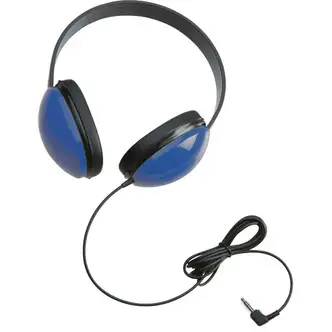 Califone Childrens Stereo Blue Headphone Lightweight - Stereo - Blue - Mini-phone (3.5mm) - Wired - 25 Ohm - 20 Hz 20 kHz - Over-the-head - Binaural - Circumaural - 5.50 ft Cable - 1