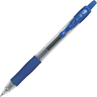 Pilot G2 Retractable XFine Gel Ink Rollerball Pens - Extra Fine Pen Point - 0.5 mm Pen Point Size - Refillable - Retractable - Blue Gel-based Ink - 1 Dozen