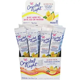 Crystal Light On-The-Go Ice Tea Flavored Drink Mix Sticks - 0.04 oz - 30 / Box
