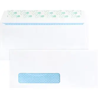 Business Source Security Tint Window Envelopes - Business - #10 - 9 1/2" Width x 4 1/8" Length - Peel & Seal - Wove - 500 / Box - White