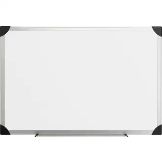 Lorell Dry-erase Board - 72" (6 ft) Width x 48" (4 ft) Height - White Styrene Surface - Aluminum Frame - Ghost Resistant, Scratch Resistant - 1 Each